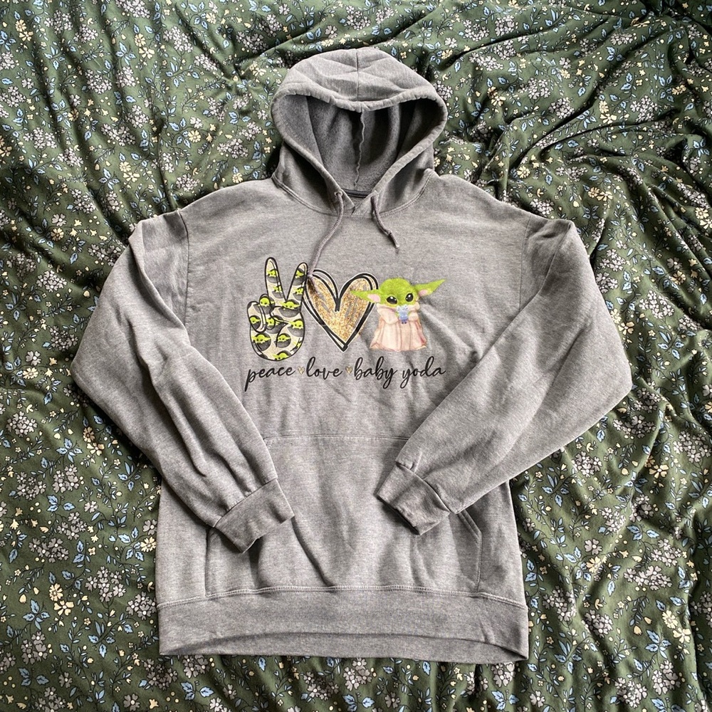 SOLD ON DEPOP Baby Yoda Hoodie